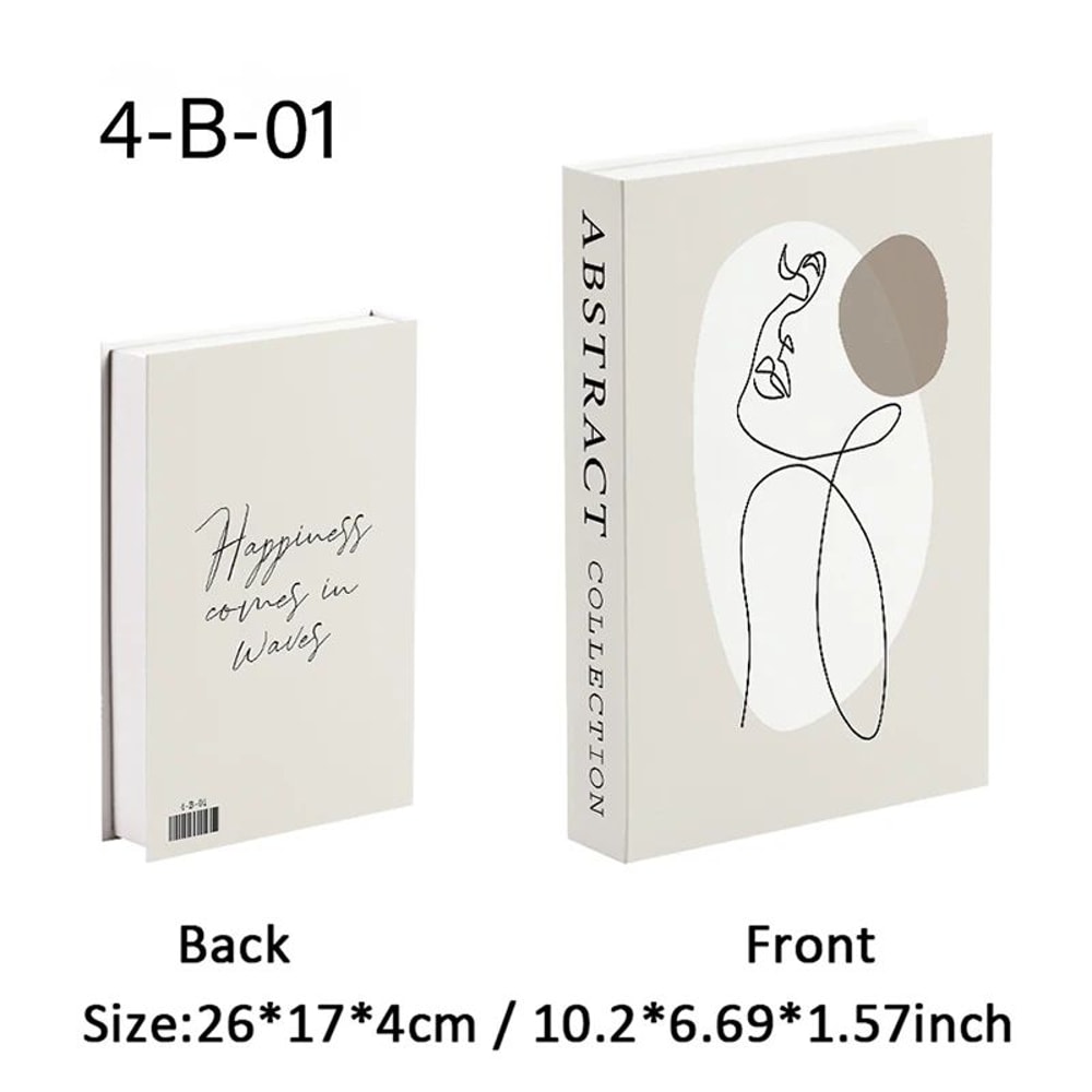 Luxury Decorative Fake Book Storage Box Home Decor 28