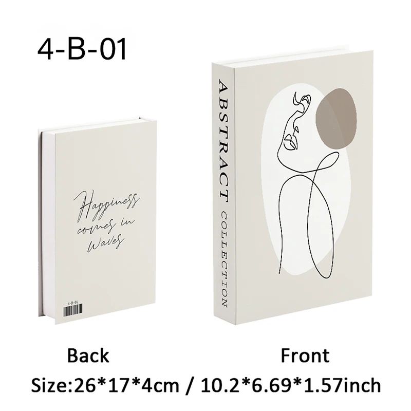 Luxury Decorative Fake Book Storage Box Home Decor 28