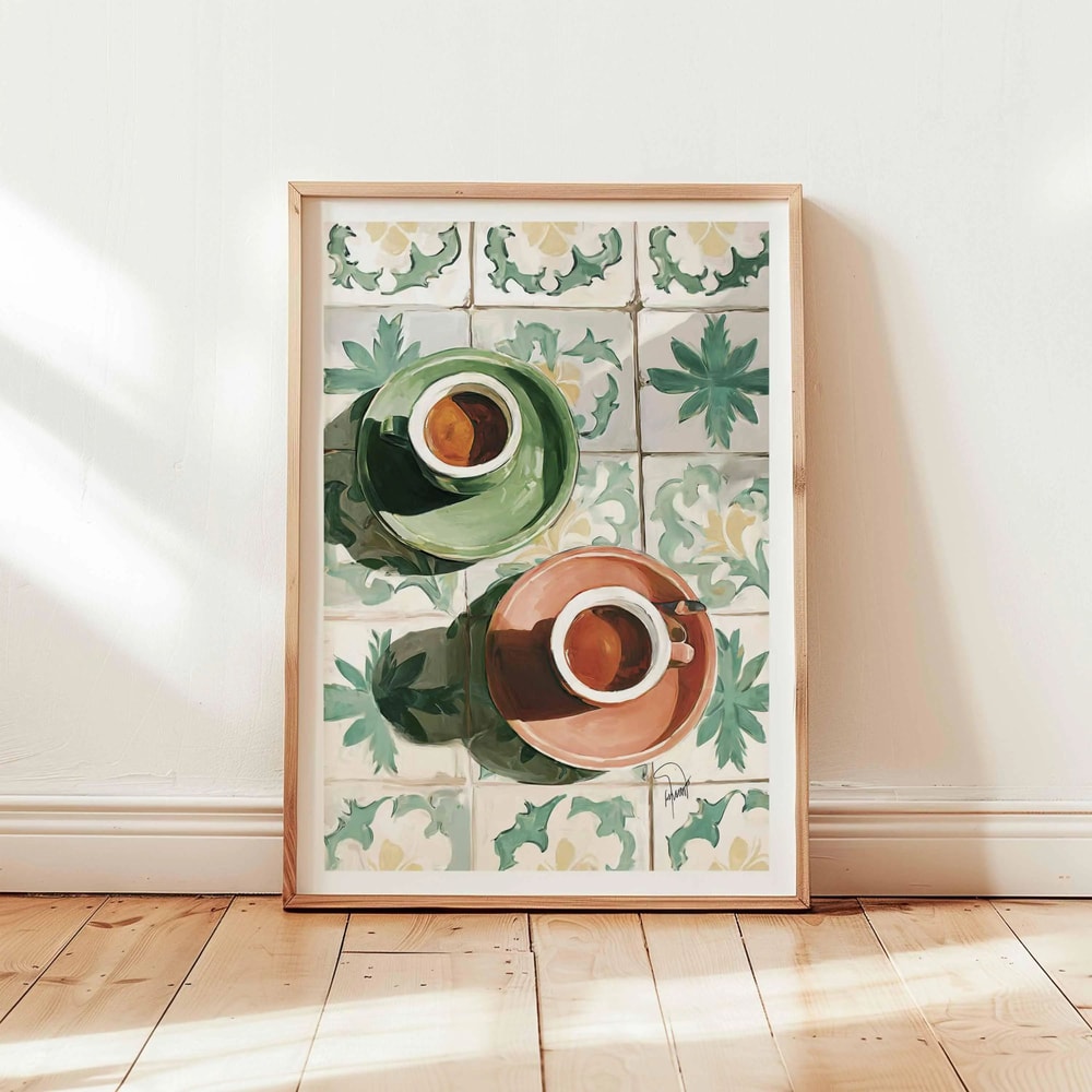 Retro Coffee Kitchen Wall Art Minimalist Canvas Poster 17