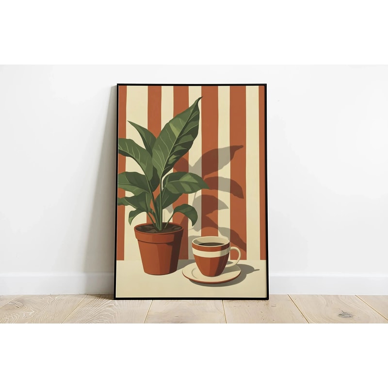 Retro Coffee Kitchen Wall Art Minimalist Canvas Poster 19