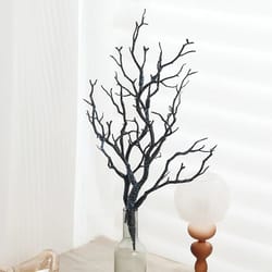 rustic faux antler branch decor for winter home and event styling