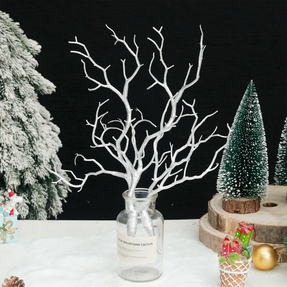 Rustic Faux Antler Branch Decor For Winter Home And Event Styling 2