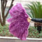 Luxury Ostrich Feather Fan Large Folding Dance Fan For Performance And Events 13