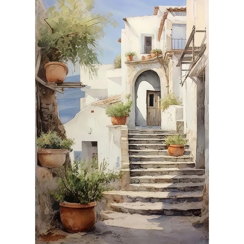 Vintage Olive Tree And Lemon Canvas Wall Art Botanical Fruit Print For Home Decor 11