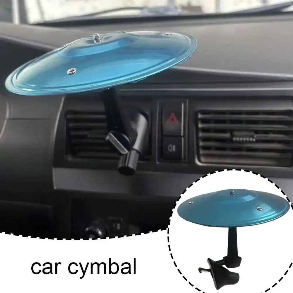Mini Drum Set Car Vent Clip Funny Dashboard Decor Musical Car Accessory 2