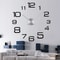 Modern DIY 3D Wall Clock Large Acrylic Mirror Stickers For Home Decor 3
