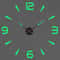 Modern DIY 3D Wall Clock Large Acrylic Mirror Stickers For Home Decor 14