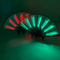 LED Neon Folding Fan Light Up Party Hand Fan For Events And Festivals 1