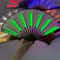 LED Neon Folding Fan Light Up Party Hand Fan For Events And Festivals 3
