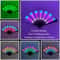 LED Neon Folding Fan Light Up Party Hand Fan For Events And Festivals 21