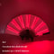 LED Neon Folding Fan Light Up Party Hand Fan For Events And Festivals 22