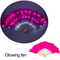 LED Neon Folding Fan Light Up Party Hand Fan For Events And Festivals 29