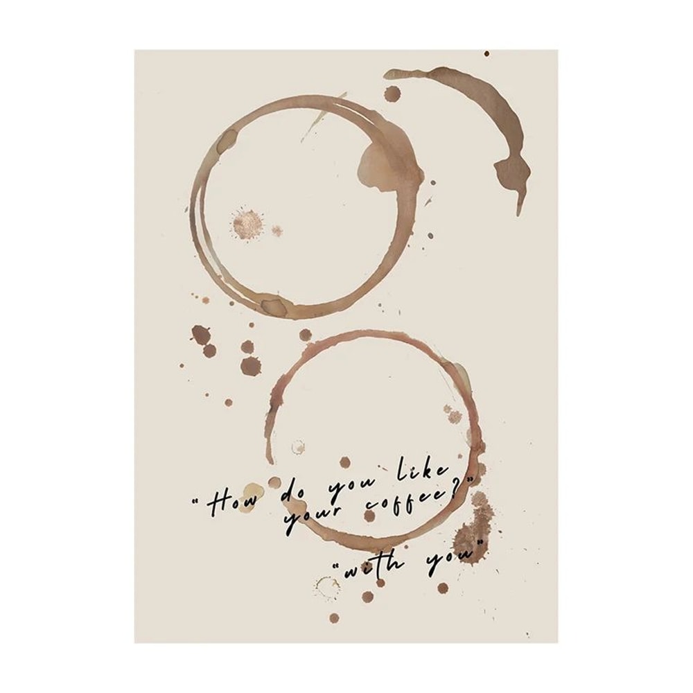 Coffee Diver Canvas Wall Art Surreal Coffee Lover Poster For Kitchen Decor 9