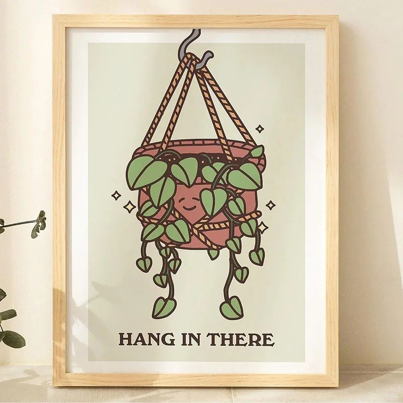 Green Botanical Leaves Canvas Wall Art Nature Inspired Plant Print For Home Decor 7