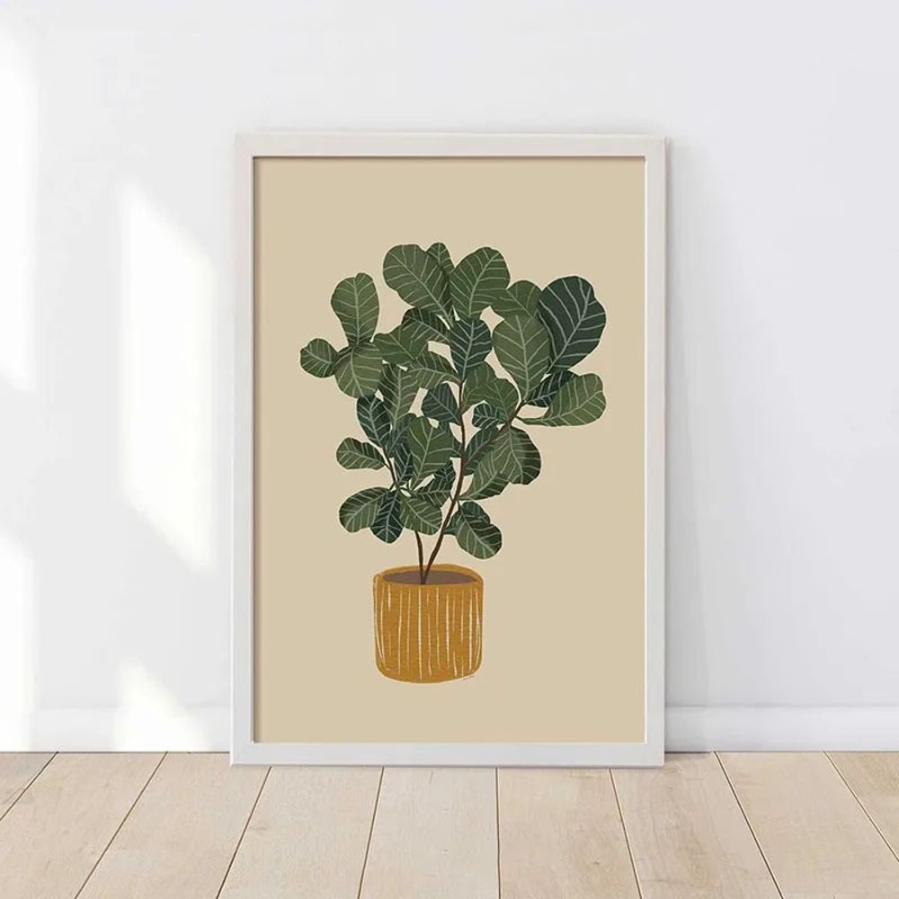 Green Botanical Leaves Canvas Wall Art Nature Inspired Plant Print For Home Decor 9