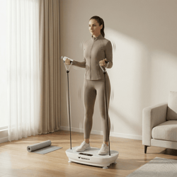 fitvibe whole body vibration plate exercise machine for weight loss, toning & home