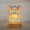 Personalized Kids Night Light Custom Name Animal Acrylic Lamp 24