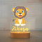 Personalized Kids Night Light Custom Name Animal Acrylic Lamp 25