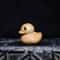 Funny Duck Wooden Figurine Mini Desk Decor Cute Duck Statue 1
