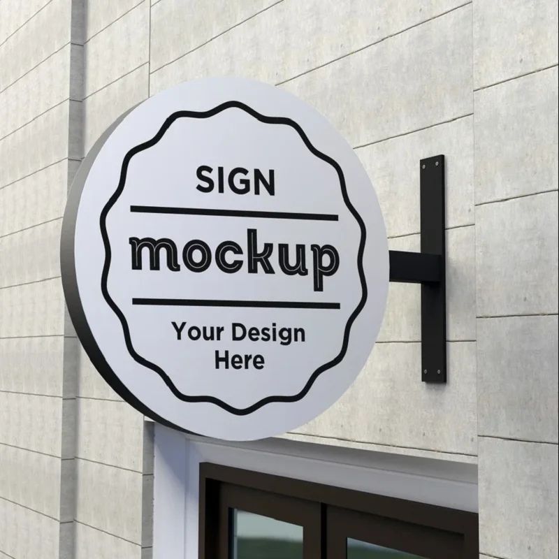 Custom LED Lightbox Sign Double Sided Outdoor Business Sign 7