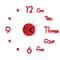Modern DIY Mirror Wall Clock Frameless Decorative Wall Clock Sticker 20