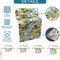 Lemon Tree Table Runner Blue Bird Linen Floral Dining Table Decor 5