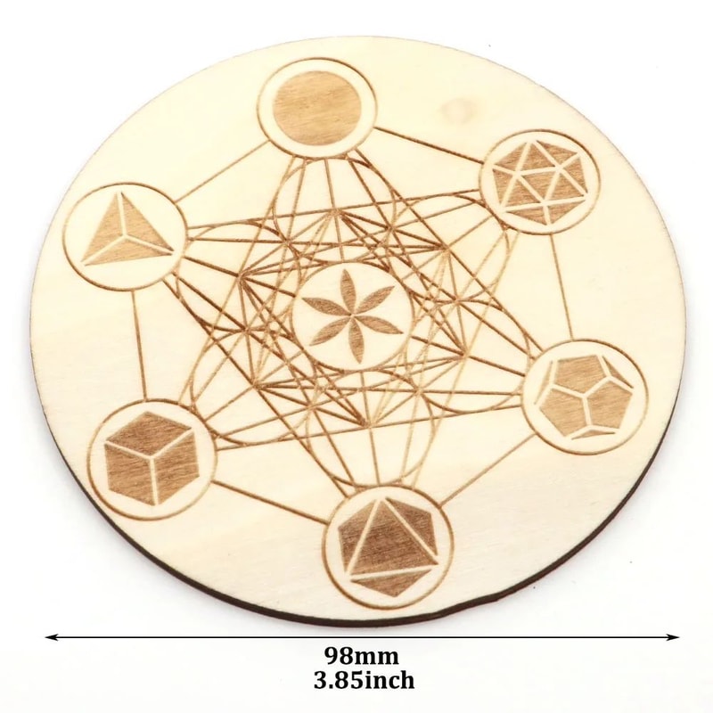 Sacred Geometry Crystal Set Platonic Solid Healing Stones For Chakra Balance And Energy Alignment 5