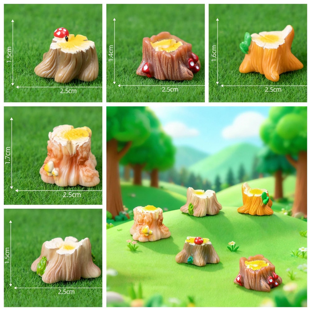 Mini Fairy Garden Accessories Set DIY Miniature Figurines For Garden And Dollhouse Decor 7