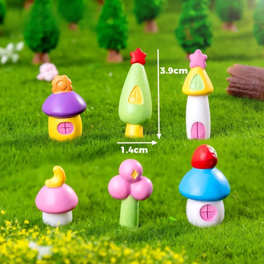 Mini Fairy Garden Accessories Set DIY Miniature Figurines For Garden And Dollhouse Decor 8