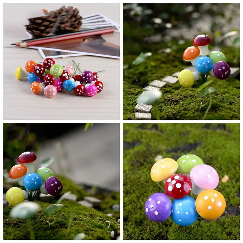 Mini Fairy Garden Accessories Set DIY Miniature Figurines For Garden And Dollhouse Decor 13