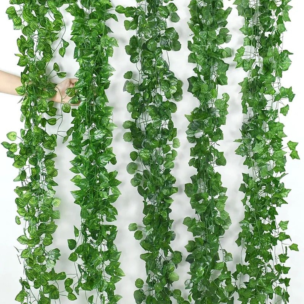 Artificial Ivy Vine Garland Hanging Green Leaves Decor For Home And Event Styling 5