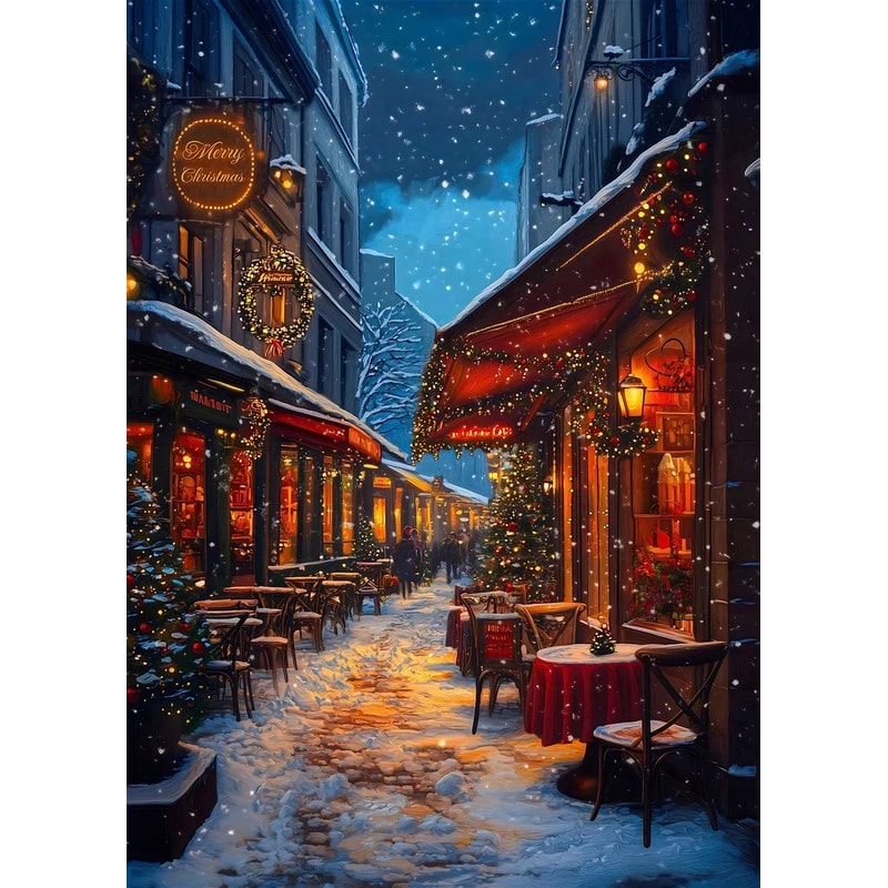 Christmas Canvas Wall Art With Santa Claus For Holiday Home Decor And Festive Styling 20