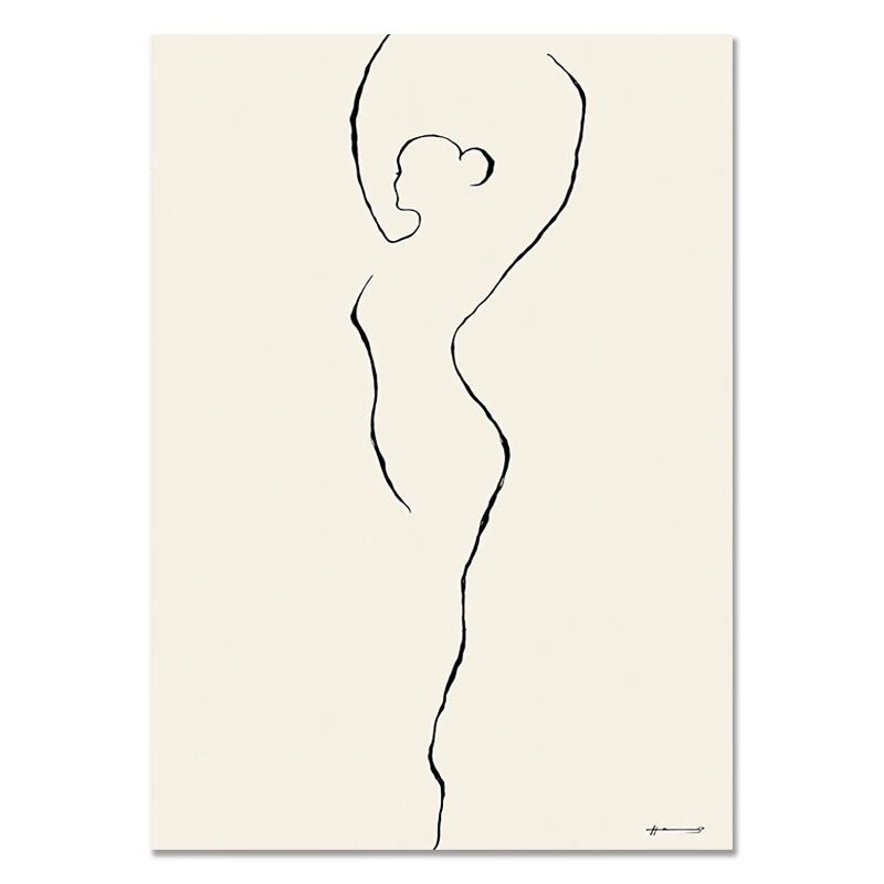 Nordic Beach Shell Canvas Wall Art Minimalist Coastal Home Decor 11