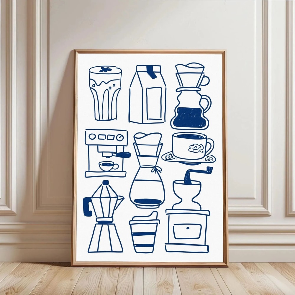 But First Cafecito Canvas Wall Art Minimalist Coffee Quote Decor 29