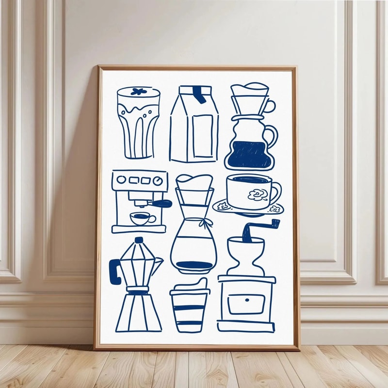 But First Cafecito Canvas Wall Art Minimalist Coffee Quote Decor 29