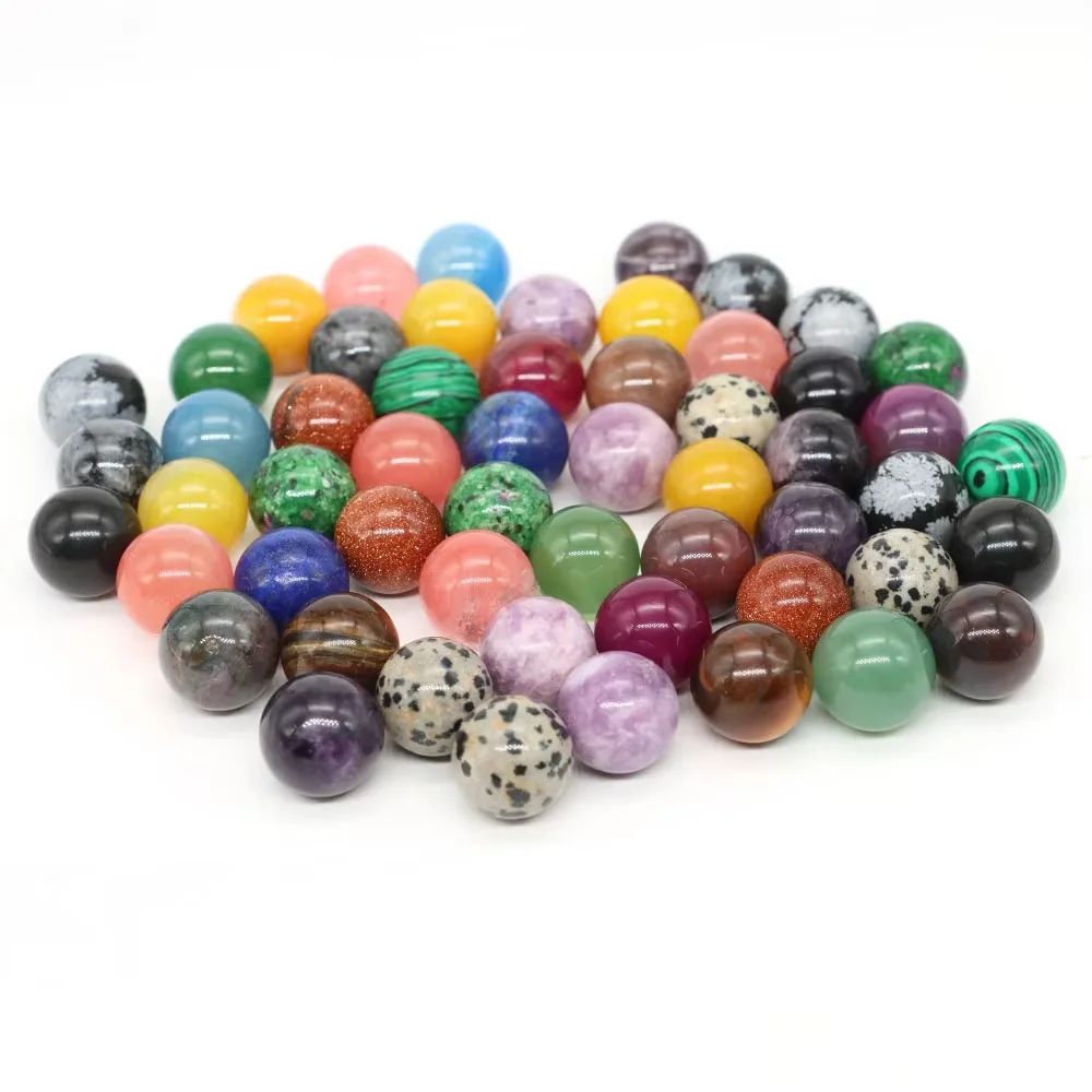 Natural Amethyst Rose Quartz Crystal Sphere Healing Stone Decor 5