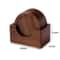 Walnut Wood Coaster Set Heat Resistant Round Drink Coasters Decor 7