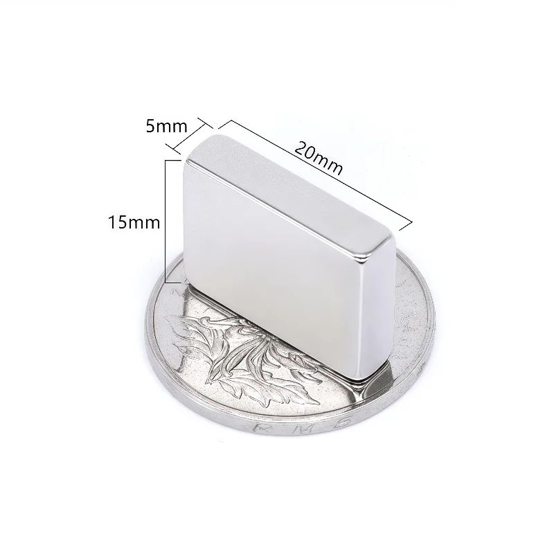 N52 Strong Neodymium Magnet Set Heavy Duty Square Magnets Pack 20