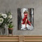 Elegant Woman Red Dress Canvas Wall Art Framed Modern Decor 3