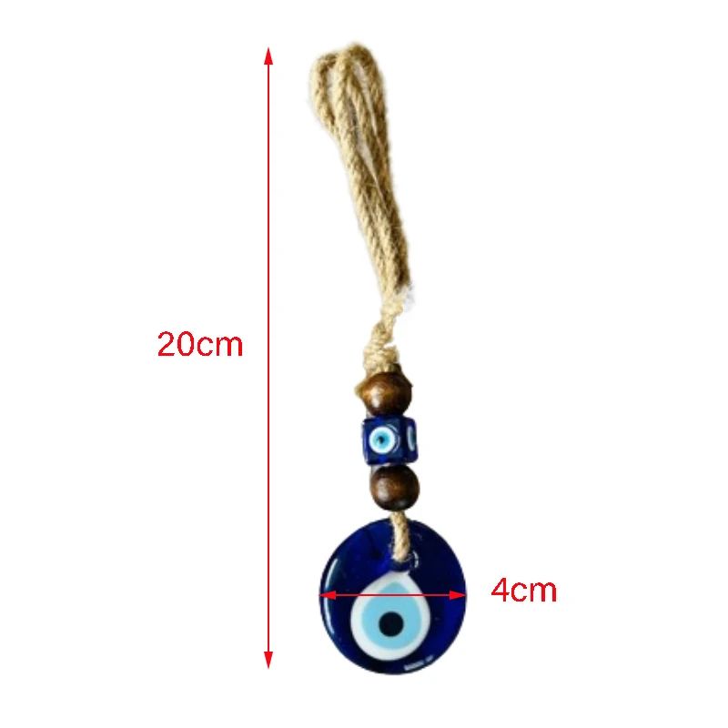 Blue Evil Eye Wall Hanging Lucky Protection Bead Home Decor 20