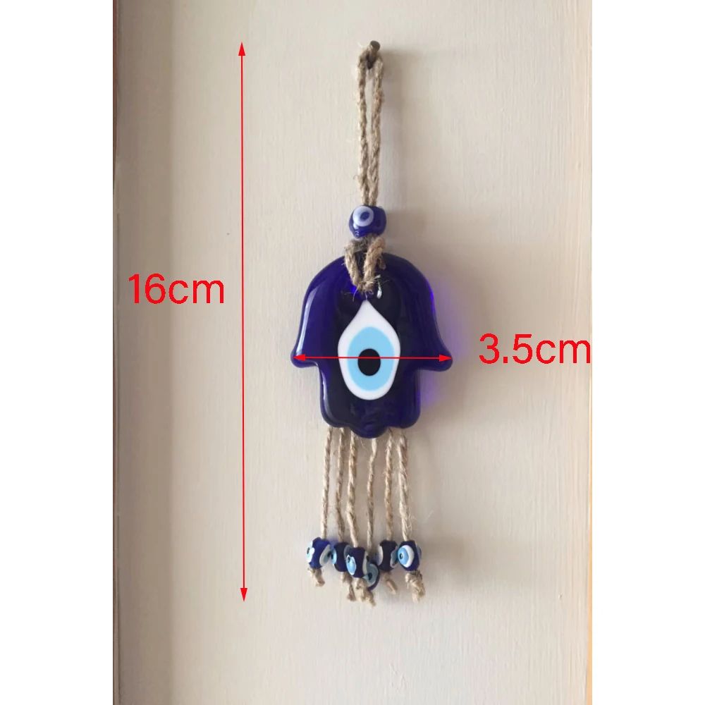 Blue Evil Eye Wall Hanging Lucky Protection Bead Home Decor 24
