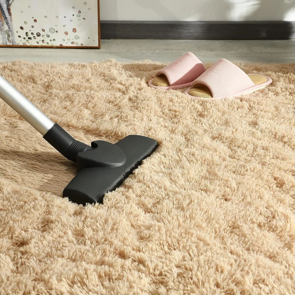 Soft Round Plush Rug Fluffy Kids Nursery Playroom Carpet 3