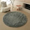 Soft Round Plush Rug Fluffy Kids Nursery Playroom Carpet 8