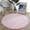 Round Coral Velvet Rug Soft Modern Living Room And Kids Carpet 14