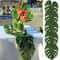 Artificial Tropical Palm Leaves Set Hawaiian Party Decor 2