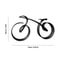 Minimalist Acrylic Bicycle Sculpture Modern Desk Decor Ornament 7