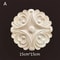 Carved Wooden Applique Floral Furniture Onlay Decorative Trim 6