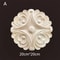 Carved Wooden Applique Floral Furniture Onlay Decorative Trim 7