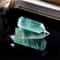 Green Fluorite Crystal Wand Polished Healing Stone Obelisk Decor 1
