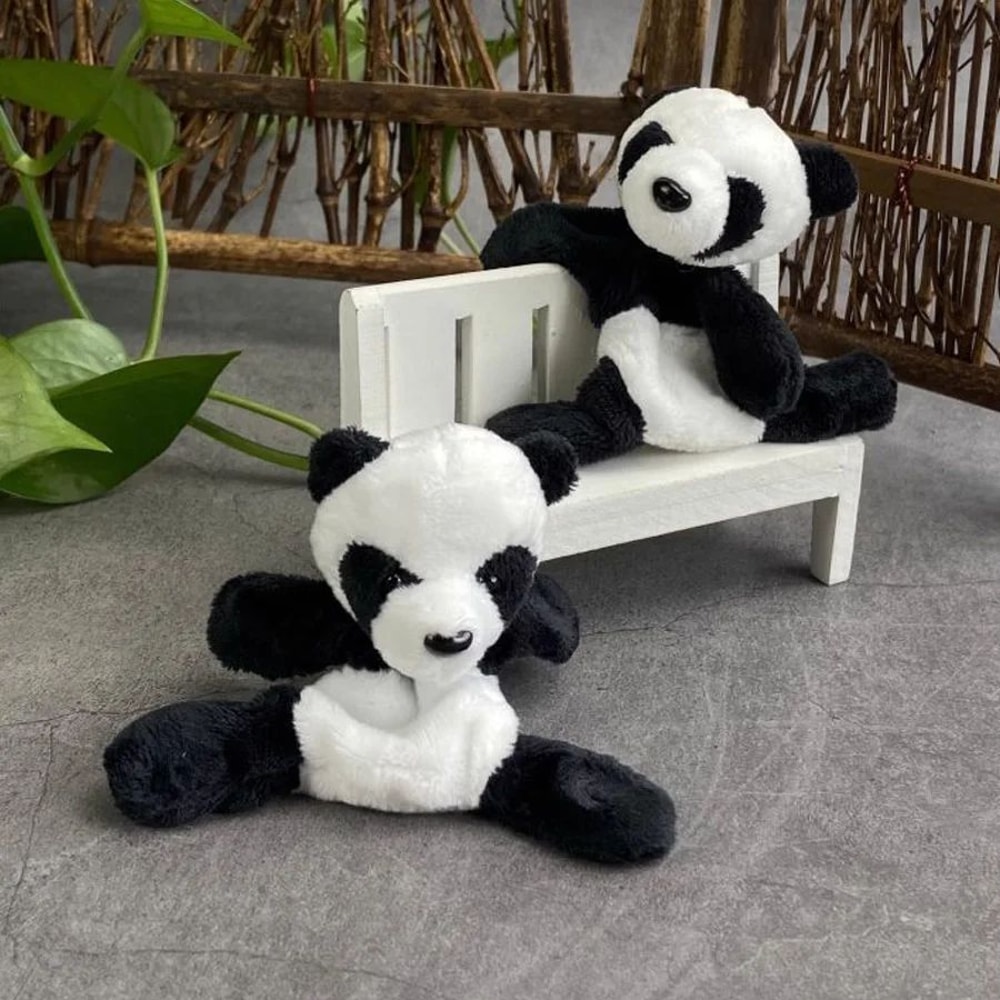 Cute Panda Figurines Desk Decor Set Cartoon Animal Home Office Ornaments 1